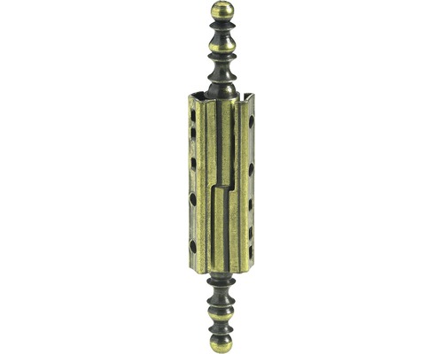 Balama cilindrică decorativă Hettich 40x10 mm, pentru mobilă, oțel alămit, pachet 5 bucăți-0