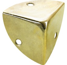Colțar exterior de protecție Hettich 45x45x45 mm, pentru cutii de lemn, oțel alămit, pachet 25 bucăți-thumb-0