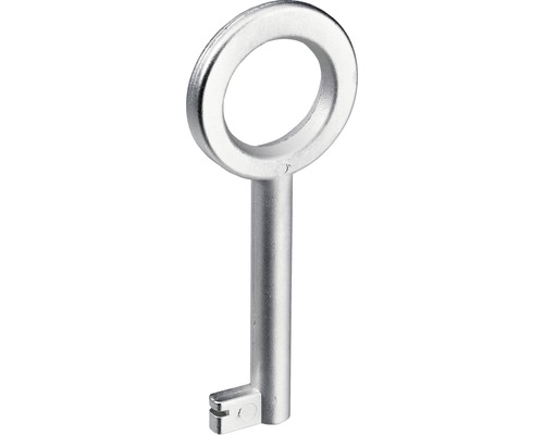 Cheie pentru încuietoare încastrată Hettich 65mm, oțel nichelat mat-0