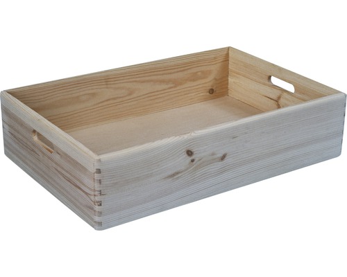 Cutie lemn cu mânere 600x400x140 mm-0