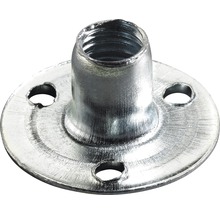 Piuliță rotundă cu flanșă de fixare Hettich M8 x Ø25mm, oțel zincat, pachet 50 bucăți-thumb-0
