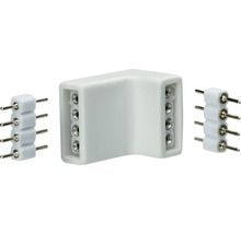 Set conectori de colț Paulmann YourLED max. 60W, 4 piese (2 x alb; 2 x negru)-thumb-1