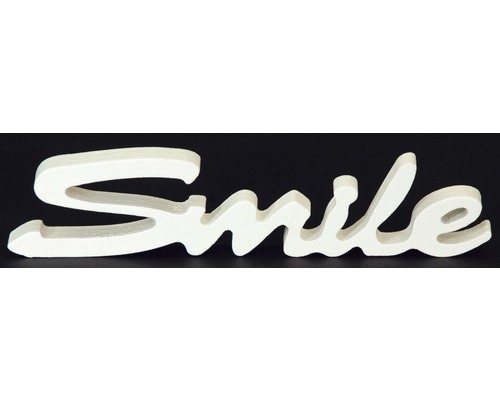 Magnet decorativ Smile alb 5x17 cm-0