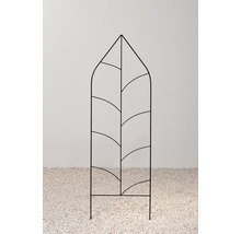 Spalier decorativ metal, Alexa, 29x150 cm, negru-thumb-0