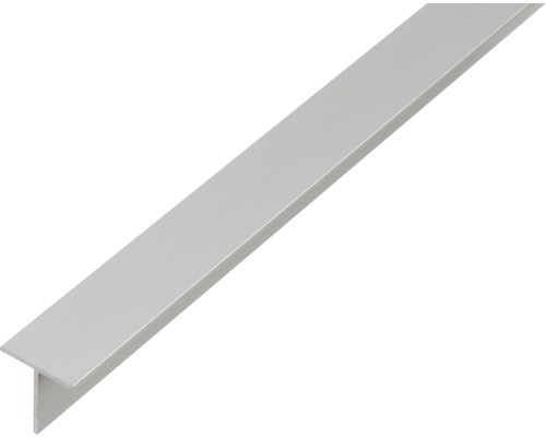 Profil aluminiu tip T Alberts 15x15x1,5 mm, lungime 1m, argintiu-0