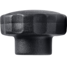 Piuliţă mâner stea Ø32,5mm M8 20buc/pac negru plastic-thumb-0