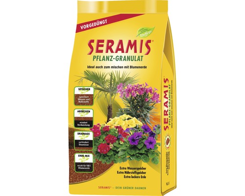 Substrat cu îngrășământ pentru plante de exterior Seramis 16,5 l