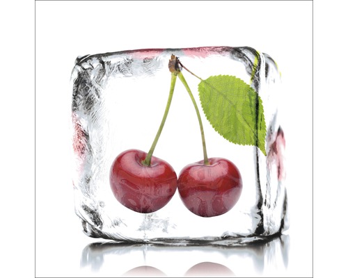 Tablou sticlă Cherry Sorbet 30x30 cm