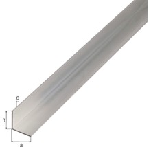 Cornier aluminiu Alberts 20x20x1,5 mm, lungime 2,6m-thumb-1