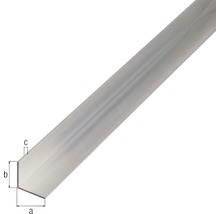 Cornier aluminiu Alberts 20x20x1,5 mm, lungime 1m-thumb-1