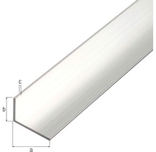 Cornier aluminiu Kaiserthal 40x20x2 mm, lungime 2m-thumb-1