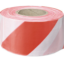 Bandă de avertizare ROXOLID, roșu/alb, 80 mm x 500 m-thumb-0