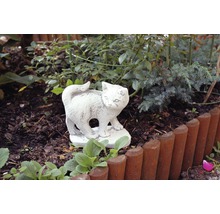 Figurină decorativă pisică II H 17 cm alb-thumb-0