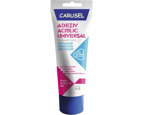 Adeziv acrilic universal Carusel alb 180 ml