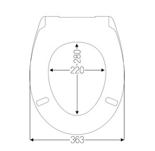 Capac WC form&style Wellness duroplast, închidere lentă-thumb-5
