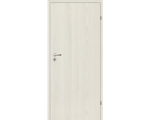 Foaie de ușă Classen frasin alb N1 MDF 203,5x84,4 cm stânga-0