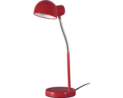 Lampă de birou Teddy E27 max. 1x40W, roșu