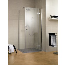 Perete lateral duș pentru ușă rotativă Schulte MasterClass, 100x200 cm, sticlă securizată transparentă, profil crom, dreapta-thumb-1