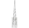 Obelisc pentru plante Fidelis, 17x17x120 cm, negru
