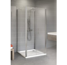 Cabină de duș tip U Schulte Alexa Style 2.0, 80x80x192 cm, sticlă securizată transparentă, profil alunatur-thumb-0
