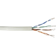 Cablu rețea date FTP Cat 5e 4x2x24AWG 200MHz gri, inel 25m, ecranat-thumb-0