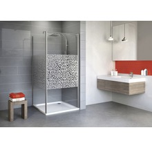 Cabină de duș pătrată Schulte Alexa Style 2.0, 80x80x192 cm, sticlă securizată Terazzo, profil alunatur-thumb-0