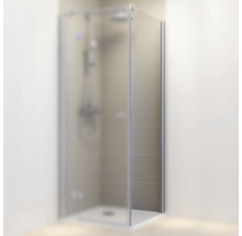 Perete lateral duș pentru ușă rotativă Schulte MasterClass, 100x200 cm, sticlă securizată transparentă, profil crom, dreapta-thumb-0