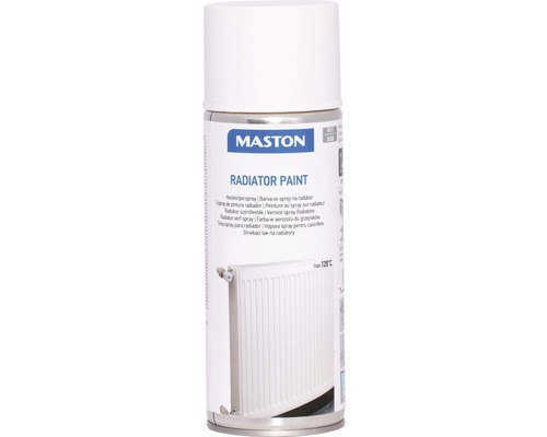 Vopsea spray pentru calorifere Maston alb lucios 400 ml