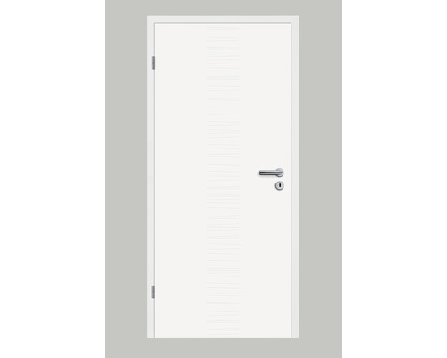 Foaie de ușă Pertura Linum 04 albă 86,0x198,5 cm stânga