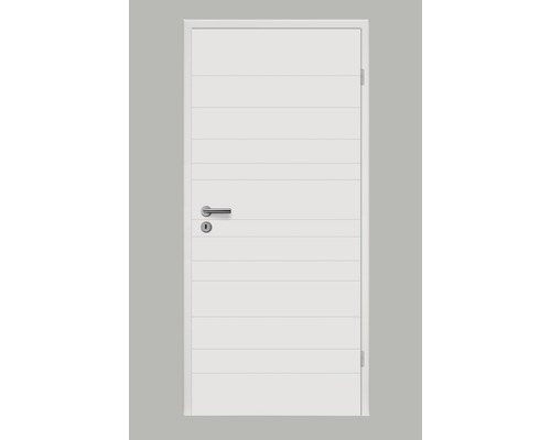 Foaie de ușă Pertura Linum 10 albă 73,5x198,5 cm dreapta-0