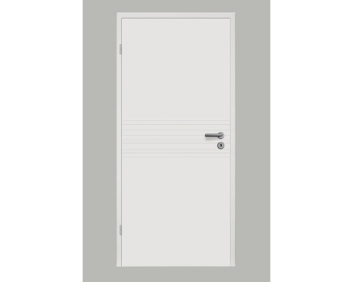 Foaie de ușăe Pertura Linum 09 albă 86,0x198,5 cm stânga