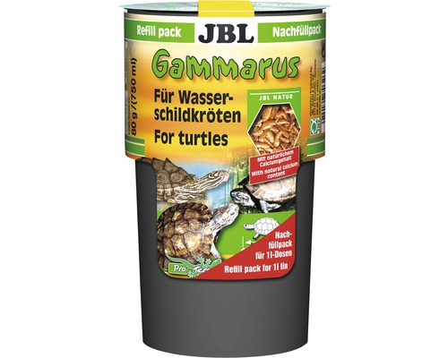 Hrană pentru broaște țestoase de apă, JBL Gammarus Refill 750 ml
