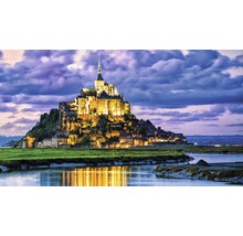 Fototapet hârtie Mont Saint-Michel 254x184 cm-thumb-0