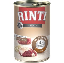 Hrană umedă pentru câini Rinti Sensible cu miel și orez 400 g-thumb-0