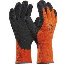 Mănuși de protecție Gebol Winter Grip portocaliu din acril și spumă latex, măsura 10-thumb-0